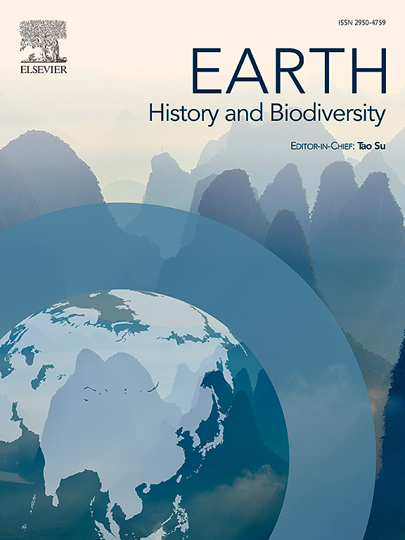 Go to journal home page - Earth History and Biodiversity